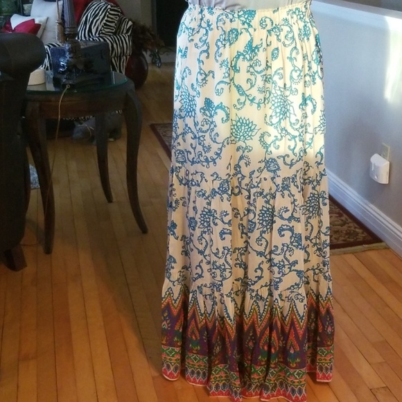 Free People Boho long Maxi skirt - Picture 8 of 8